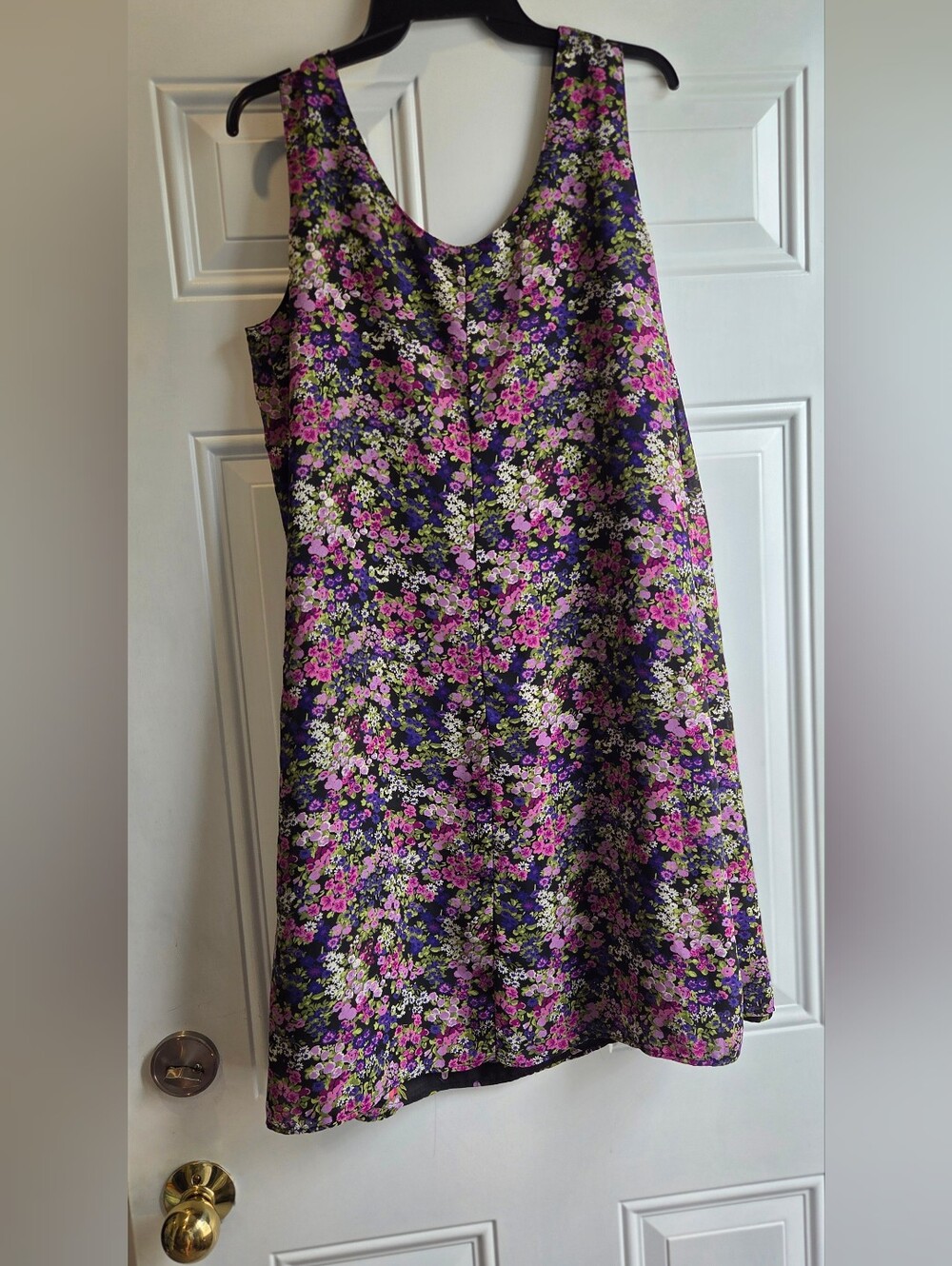 Coldwater Creek Floral A-Line Sleeveless Dress - Reversible